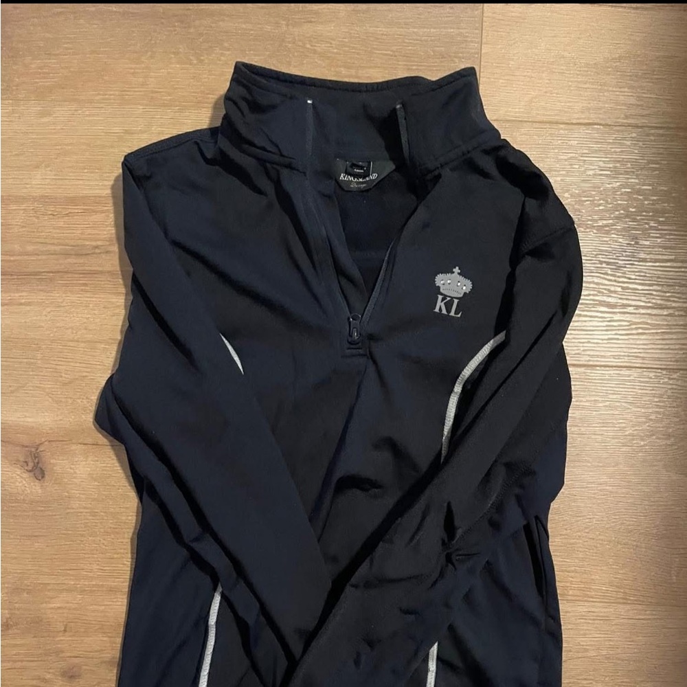Kingsland Black Quarter-Zip Pullover